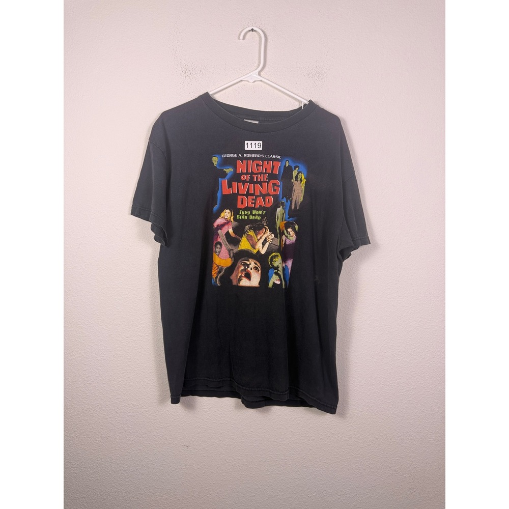 Vtg Tennessee River Night of the Living Dead Horror Movie Graphic T-Shirt Mens L